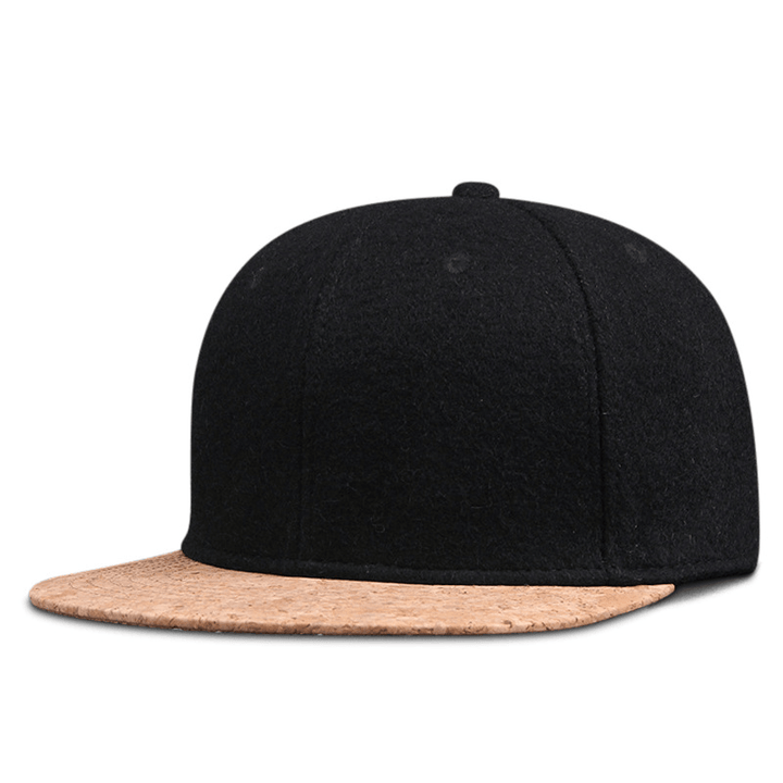 Flat along Street Dance Men'S Woolen Hip-Hop Hat