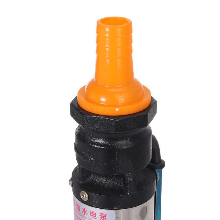 12V/24V/48V Solar DC Submersible Deep Well Pump 10 Metre Cable for Battery Car Agricultural Irrigation Water Pump