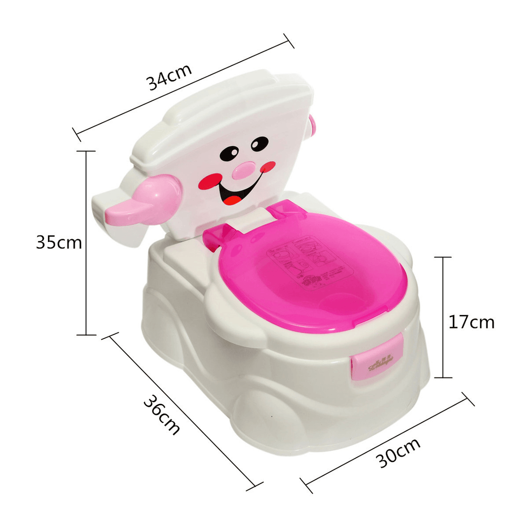 2 in 1 Kids Baby Toilet Trainer Training Children Toddler Potty Seat Chair Potties