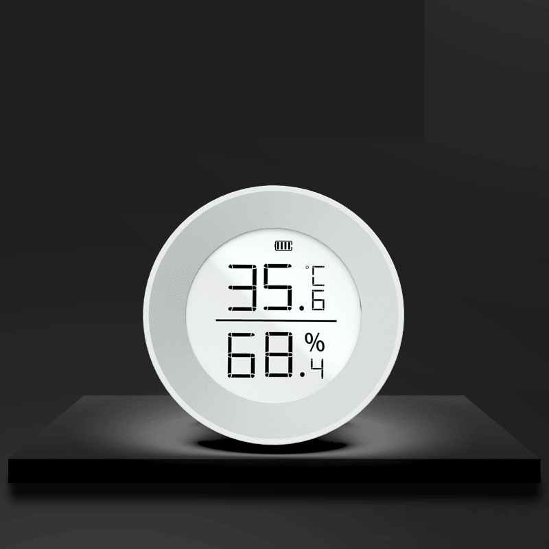 Digital Circular Indoor Temperature Hygrometer Humidity Temperature Measurement for Indoor Home Office Measurement