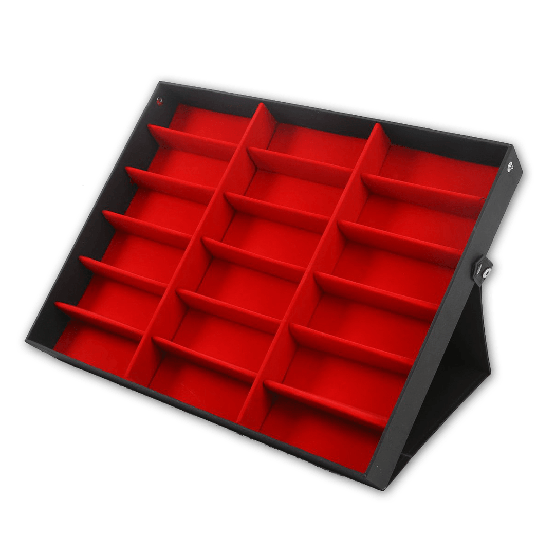 18 Grids Eyeglass Sunglasses Glasses Storage Display Box Grid Stand Case Box Holder