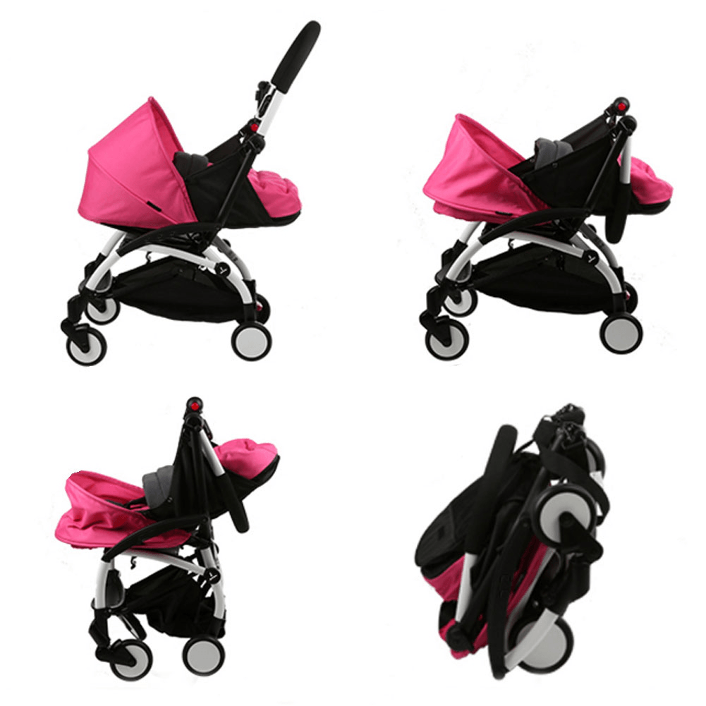 Folding Baby Stroller Sleeping Basket Infant Carriage Pushchair Sleep Pad Travel Car Stroller