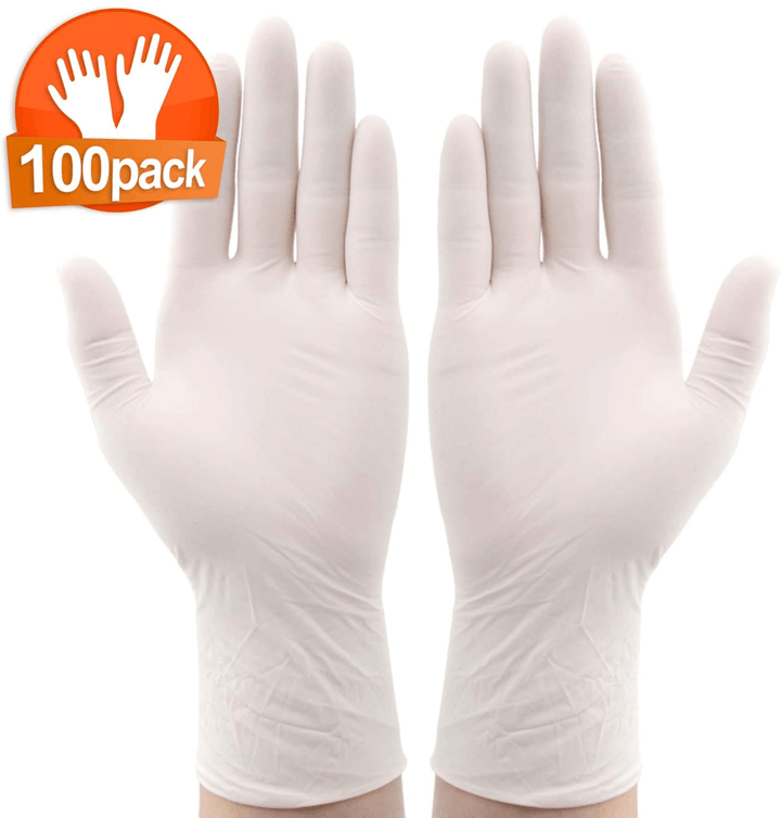 Ipree¬Æ 100*Pcs Disposable Nitrile BBQ Gloves Waterproof Safety Glove Disposable Gloves Protective Gloves - MRSLM