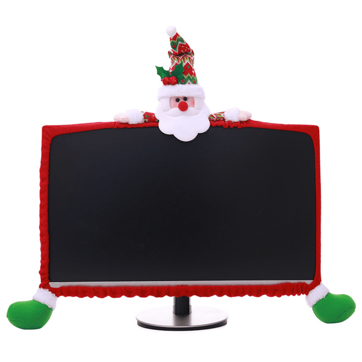 3 Style Christmas Computer Laptop LCD Screen Monitor Decor Cover Suit 19-27" - MRSLM