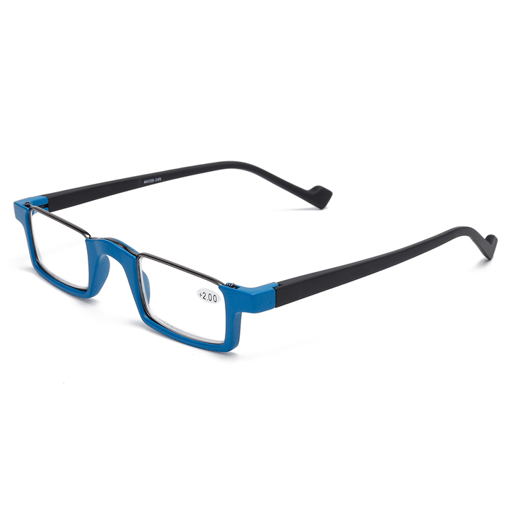 Unisex TR90 Frame HD Reading Glasses Bendable Square Glasses - MRSLM