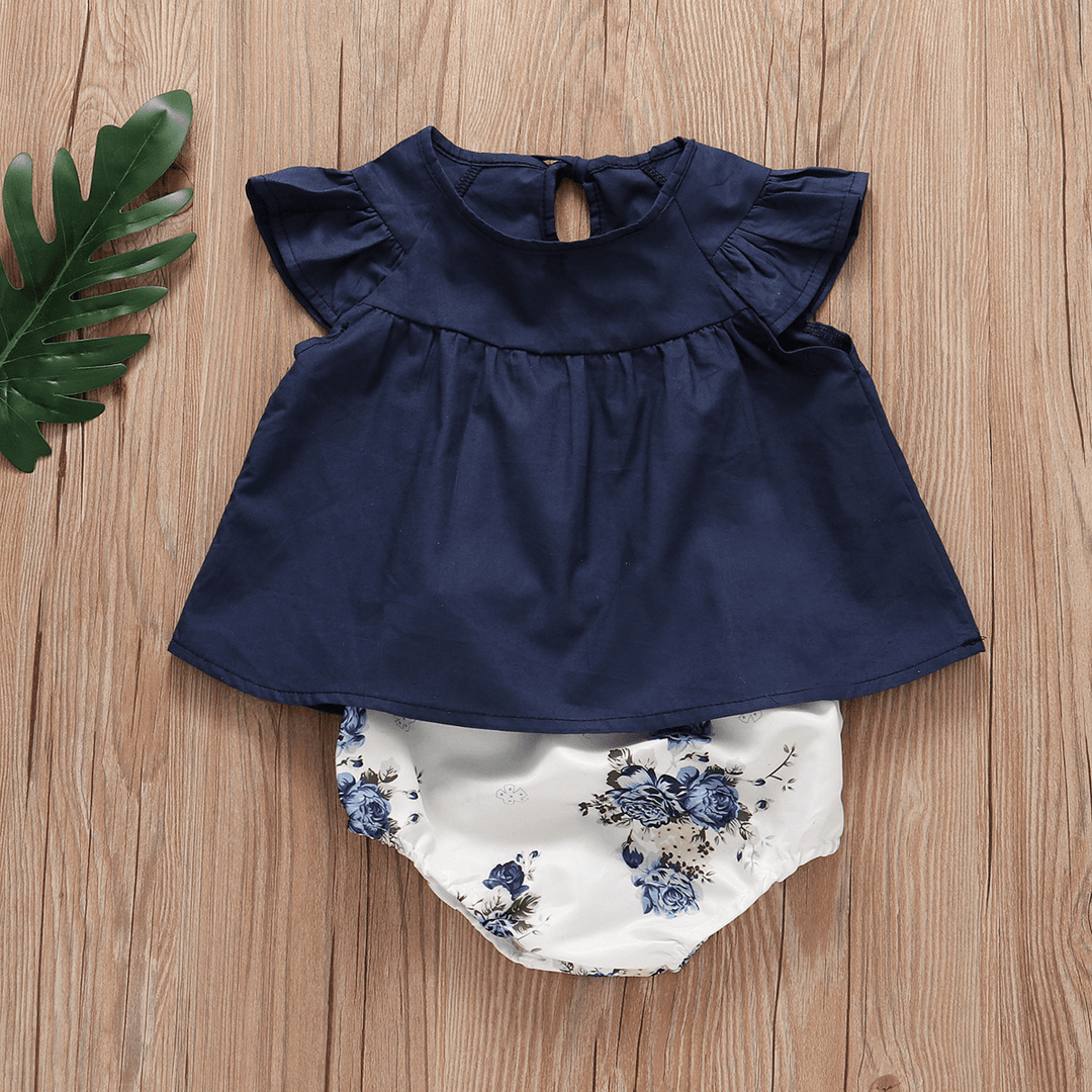 Pleated Skirt + Floral Shorts Set - MRSLM