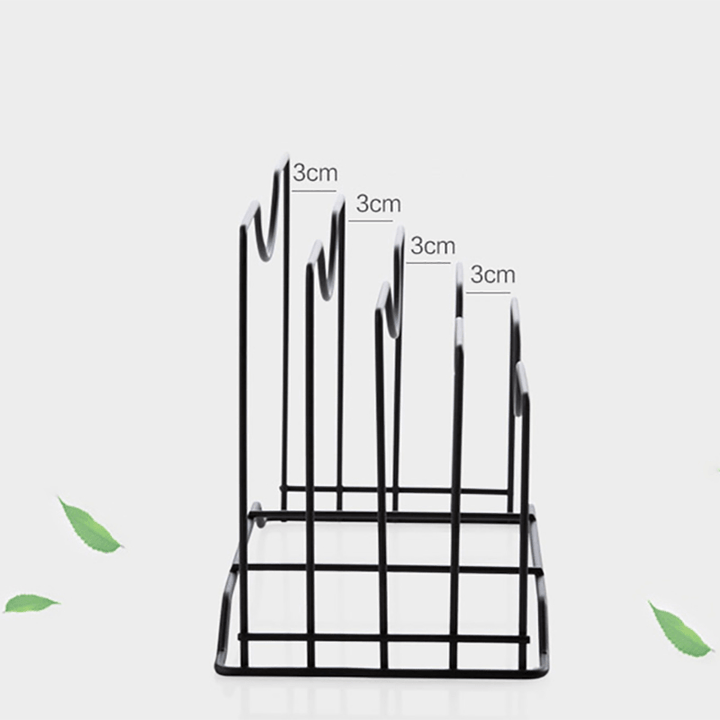 4 Tiers Metal Multifunction Storage Pot Cutting Board Cover Chopping Shelf for Kitchen Utensils Manufacturer