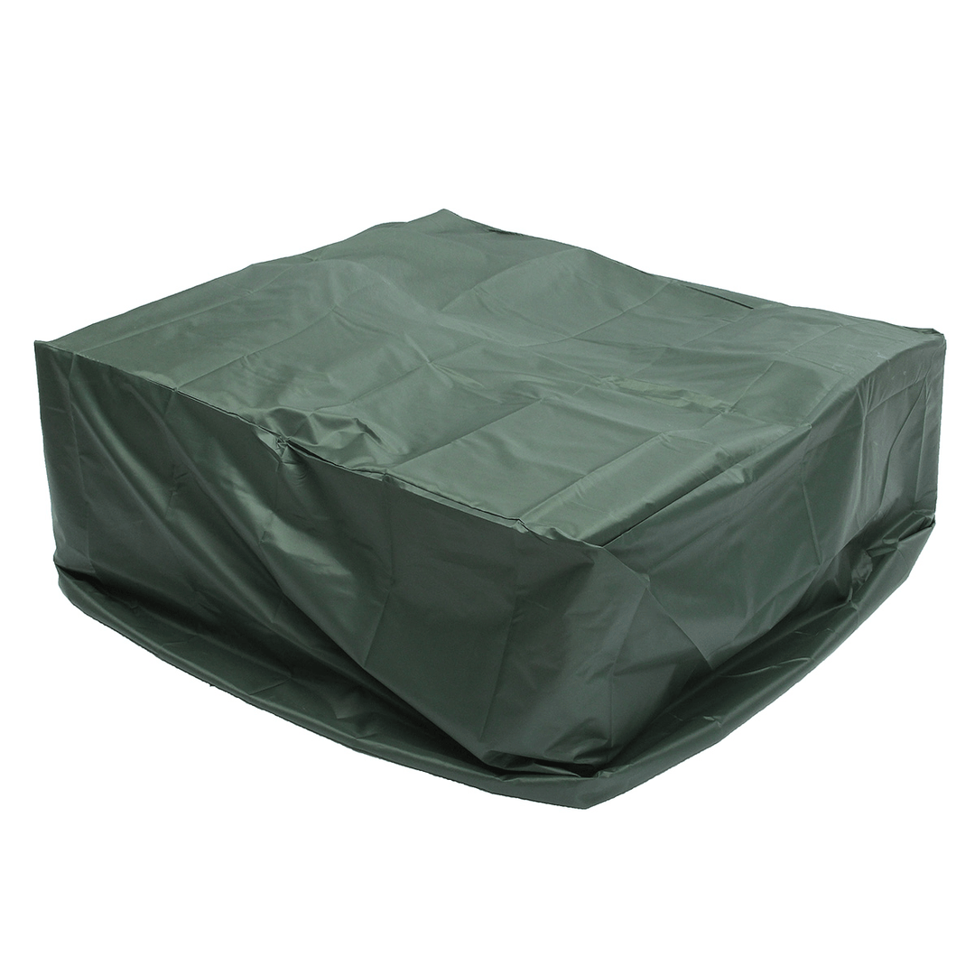 Anti-Uv Rain Protective Rattan Furniture outside Chair Covers for Wicker Rattan Garden Square Green