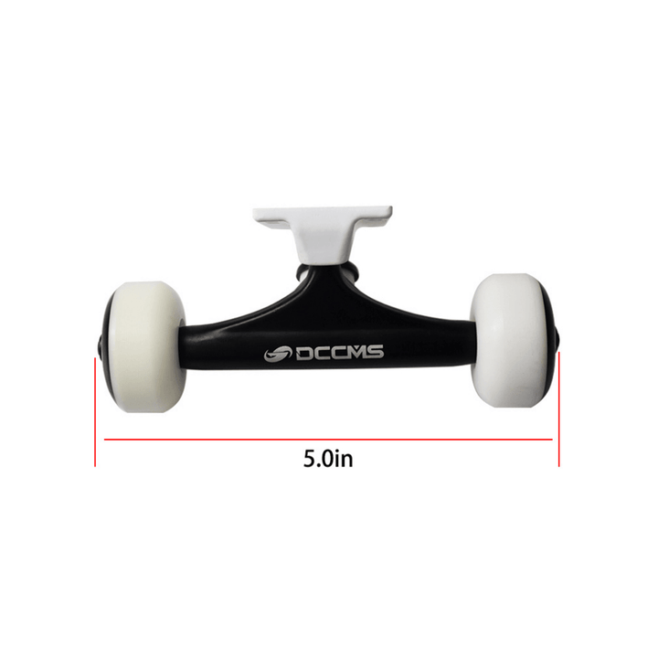 5 Inch Skateboard Trucks Alloy Longboard Holders Brackets with 8 Pcs 51Mm Diameter Wheels Cycling