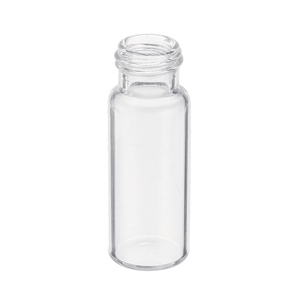 100Pcs/Set 2Ml Ungraduated Clear Sample Vials Autosampler Vials Bottles Threaded Vial W/ Write-On Spot Screw Caps Septa