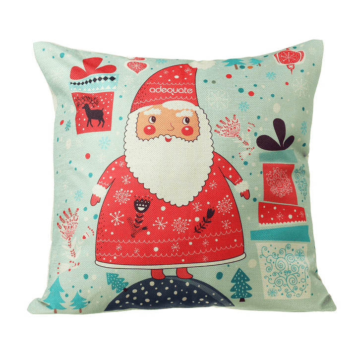 45*45Cm Christmas Cushion Cover Decorative Sofa Pillow Cover Case Seat Car Home Decor Throw Pillowcase for Home 2020 Christmas Decoration - MRSLM