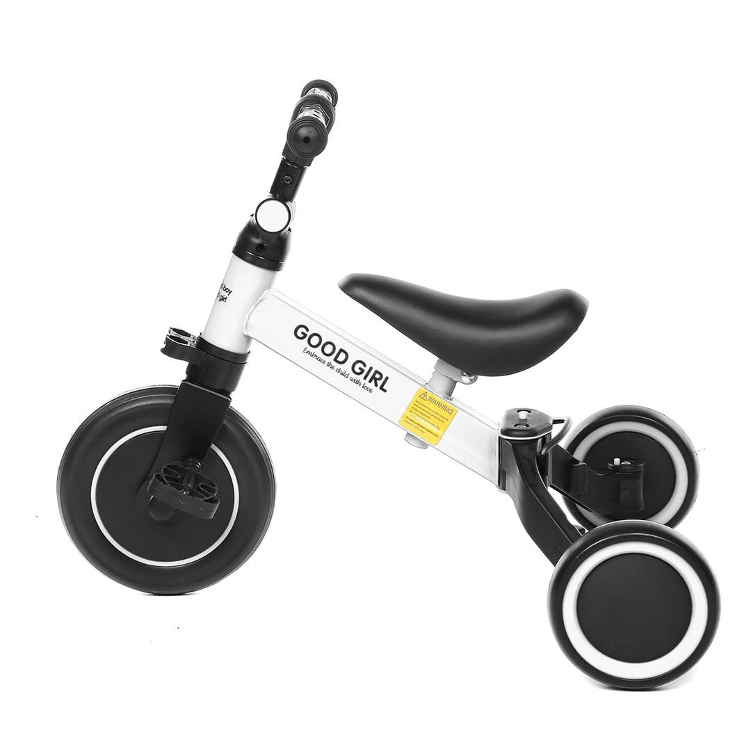 2-In-1 Kid Tricycle Adjustable Pedals Bike Toddler Children Balance Bicycle for 1-3 Years Old