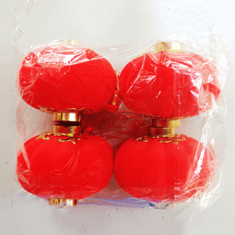 16 Pcs Chinese Red Lantern New Year Decoration Chinese Spring Festival Lanterns Decorations