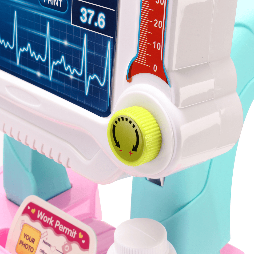 Kids Doctor Nurse Role Play Toy Set Medical Play Set Educational Children Gift Interest Development for over 9 Mouth Kids