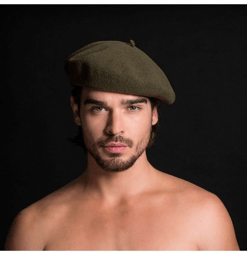 European and American Style Woolen Beret