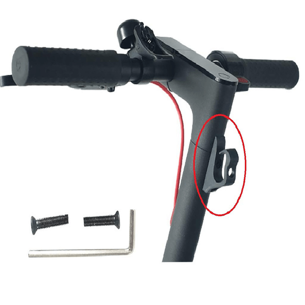 BIKIGHT Electric Scooter Front Hook Hanger Helmet Bags Claw Storage Hook Gadget Scooter Accessories with Screws Hexagonal Wrench