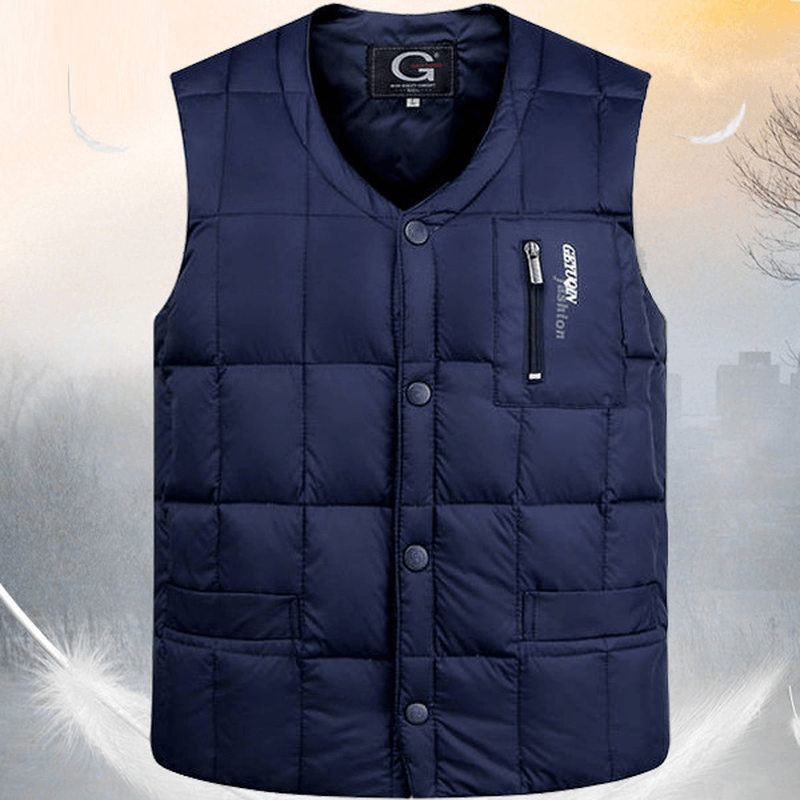 Lightweight Inner and Outer Wear Warm Waistcoat