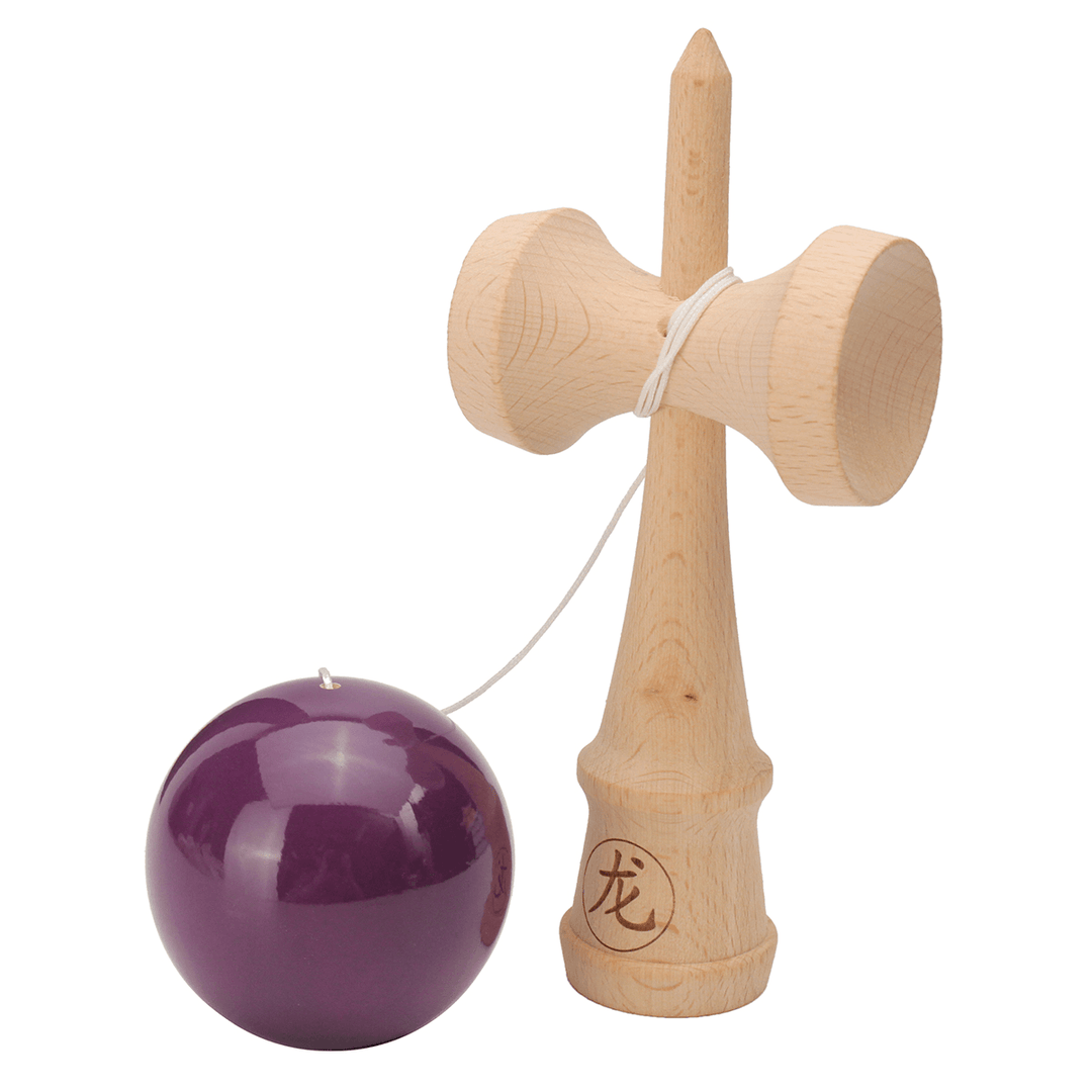 Wood Kendama Toy Professional Solid Skillful Juggling Ball Children Game Skill Toy - MRSLM