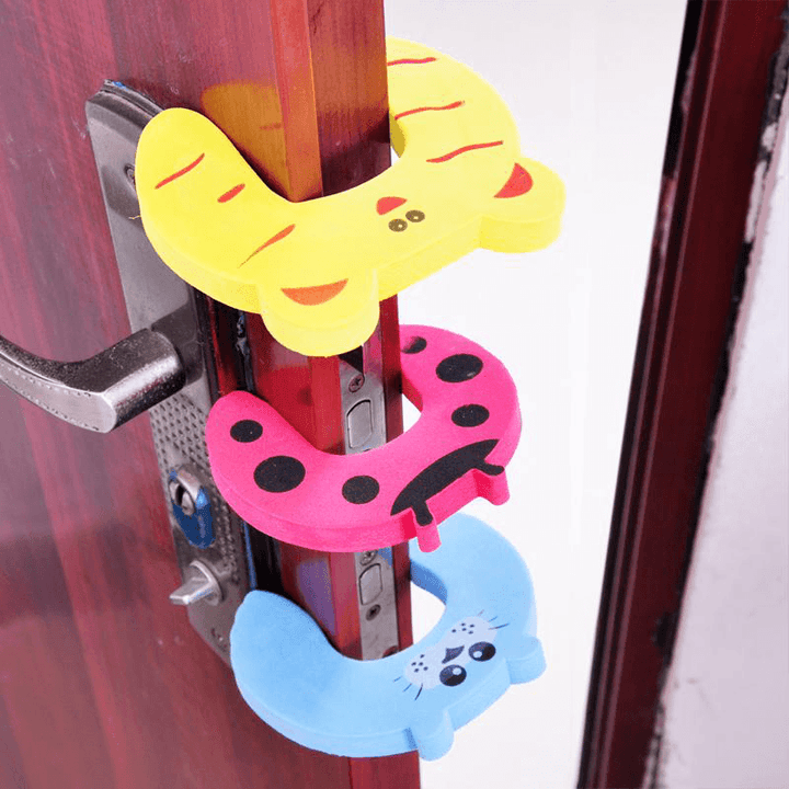 Children Safety Door Jammer Stopper Child Kids Security Protector Finger Corner Guard