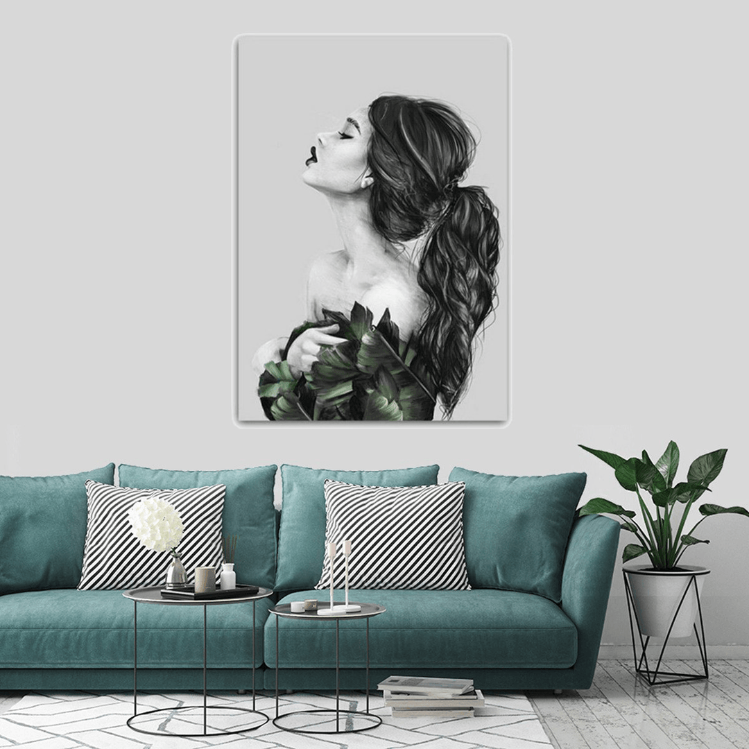 Girl Modern Canvas Print Paintings Wall Art Picture Home Office Decor Unframed