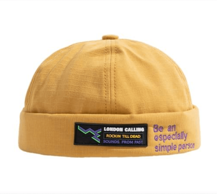 Retro Fashion Landlord Hat Lovers Street Personality without Eaves