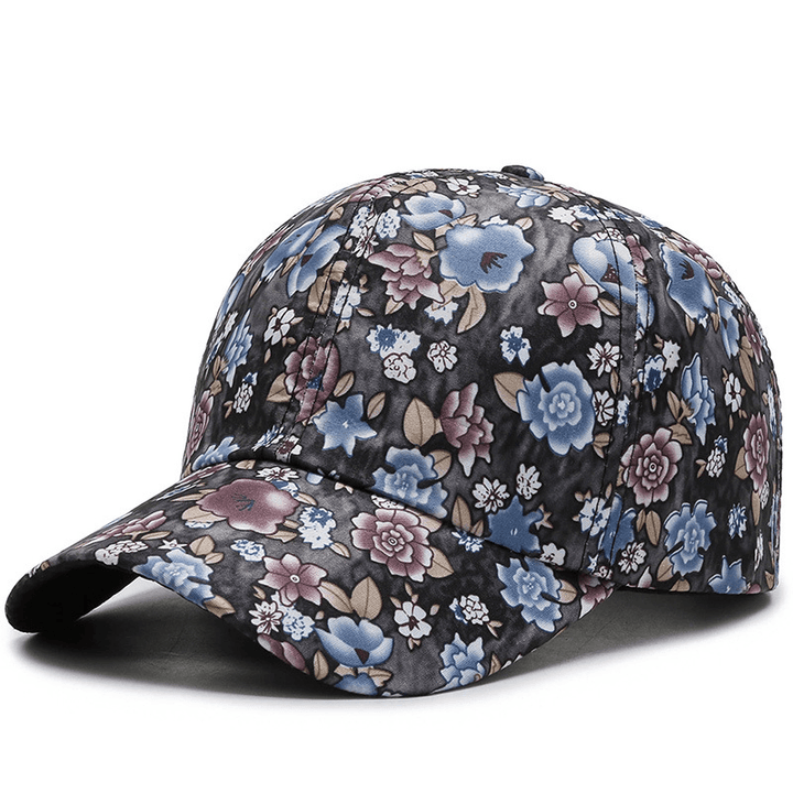 All-Match Cotton Sunshade Small Floral Baseball Cap