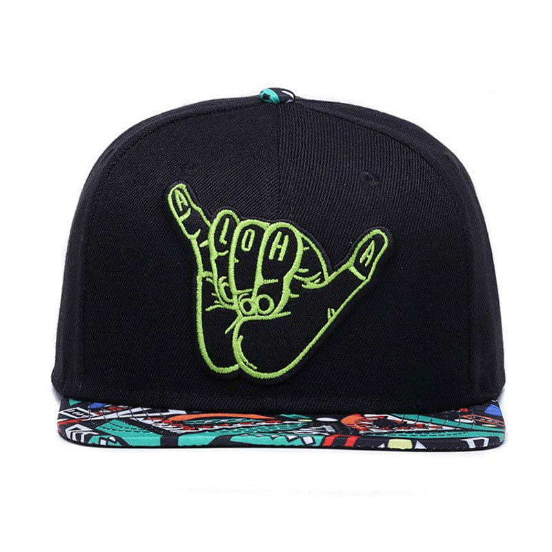 Men'S and Women'S Retro Embroidery Baseball Snapback Sports Cap