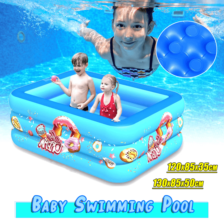 Children Swimming Pool Kids Inflatable Bathing Tub Outdoor Indoor Paddling Pools Baby Swim Tub