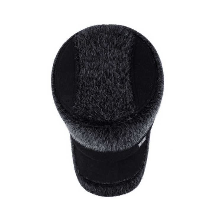 Unisex Imitation Mink Fur Earflap Ear Muffs Baseball Cap Adjustable Faux Fur Outdoor Military Hat