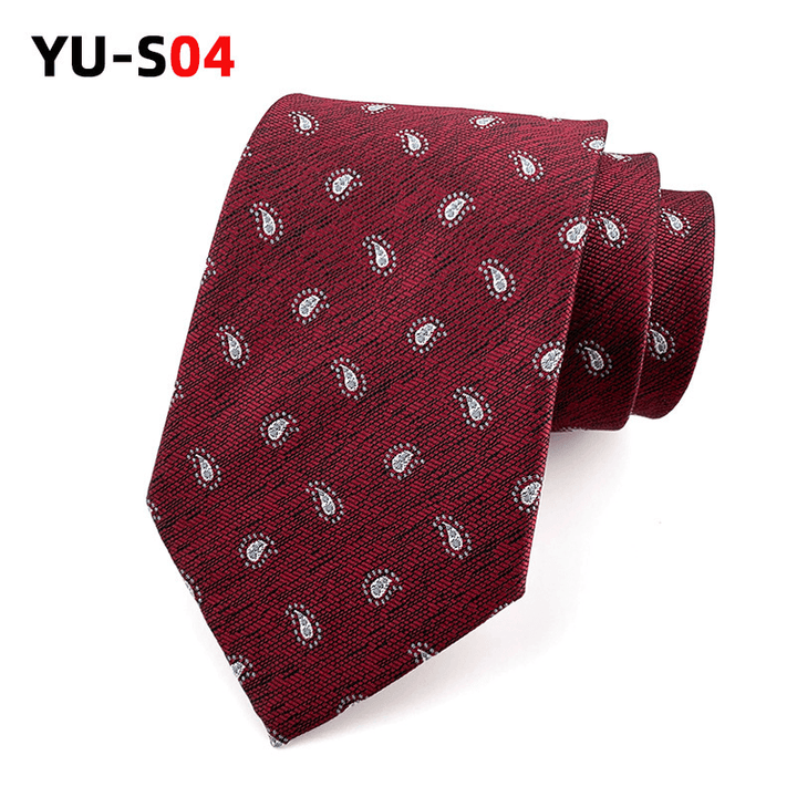 New Retro Style Gentleman Men'S Flower Suit Tie