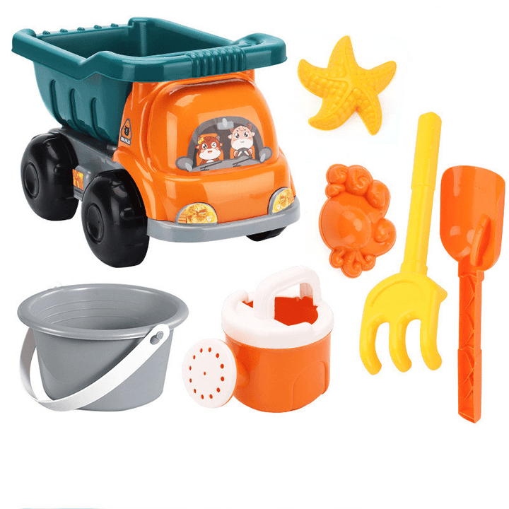 Large Beach Toy Car Plant Story Summer Thicken Beach Set