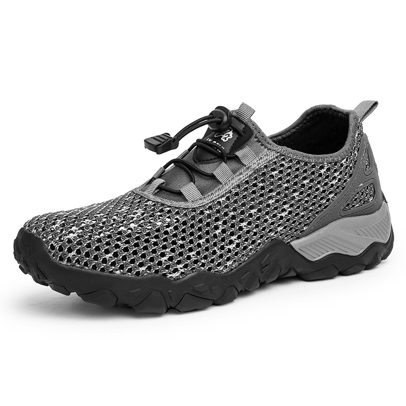 Men Mesh Breathable Lightweight Non Slip Climbing Casual Outdoor Shoes