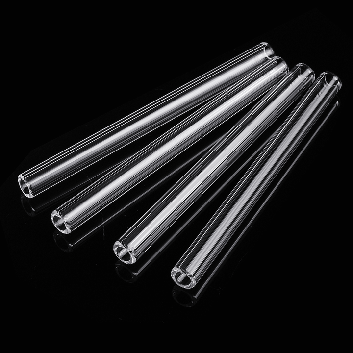 4Pcs 100Mm OD 7Mm 1.5Mm Thick Wall Borosilicate Glass Blowing Tube Laboratory