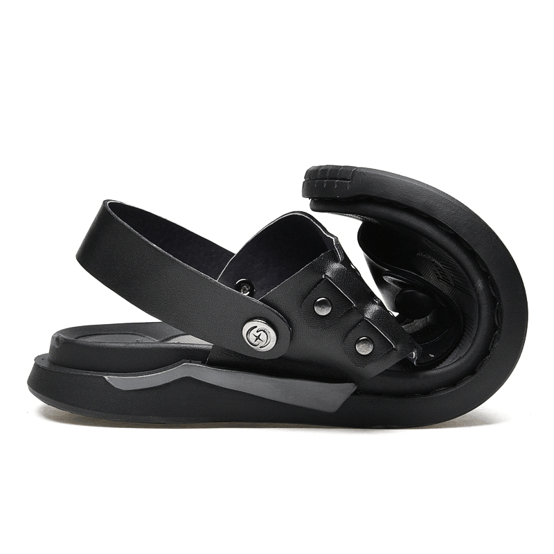 Men Two-Ways Soft Breathable Non-Slip Casual Outdoor Sandals