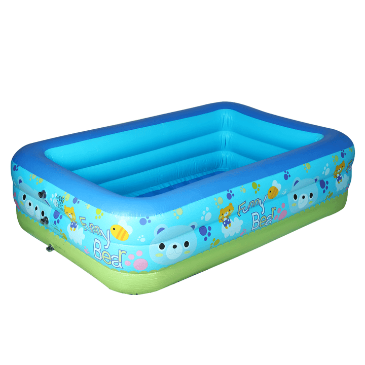 Inflatable Swimming Pool Adults Kids Pool Bathing Tub Outdoor Indoor