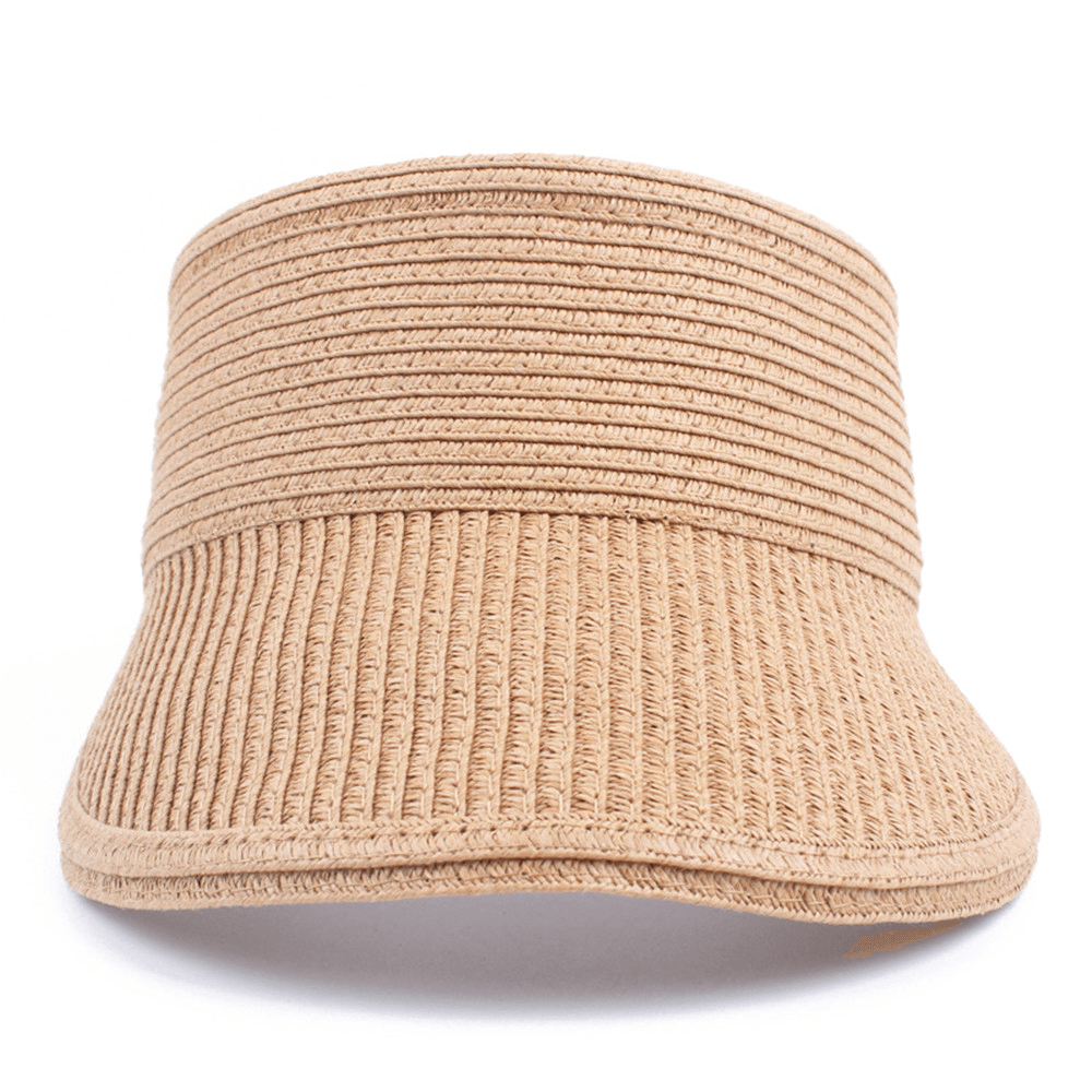 Women Outdoor Breathable Foldable Straw Hat