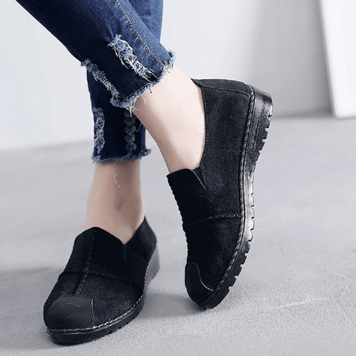 Women Casual Suede Soft Sole Loafers