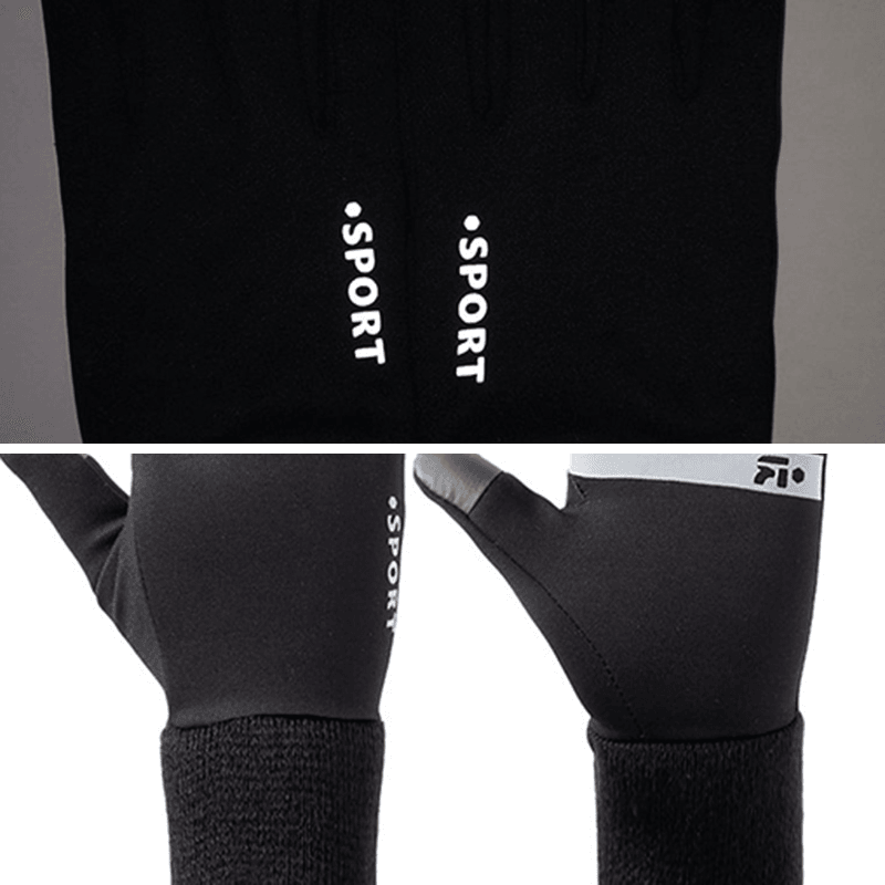 Unisex Waterproof Anti-Slip Wrist Lengthening Glove Sport Touch Screen Warm Lining Gloves