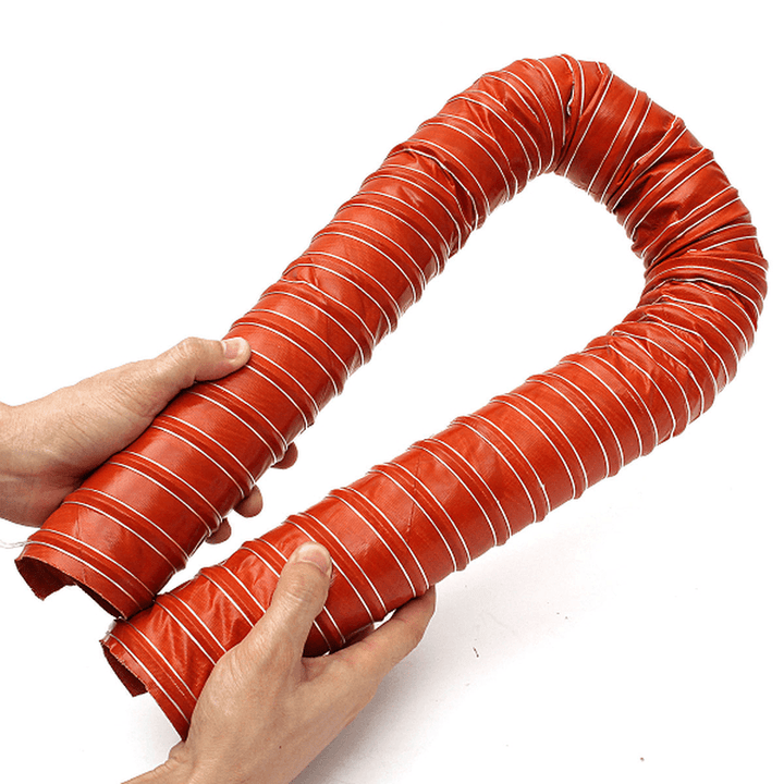 64Mm 2.5Inch Silicone Flexible Brake Ducting Hose Aeroduct Airduct Pipe 1M