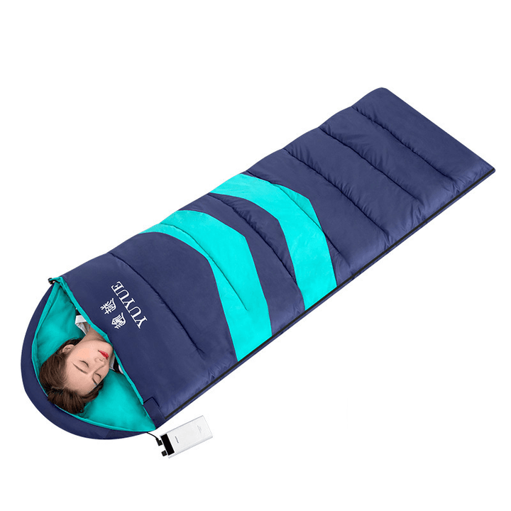 Ipree¬Æ Heating Sleeping Bag Lightweight 3 Modes Adjustable USB Charging Envelope Slumber Bag Waterproof Floor Mats Blankets for Outdoor Traveling Hiking