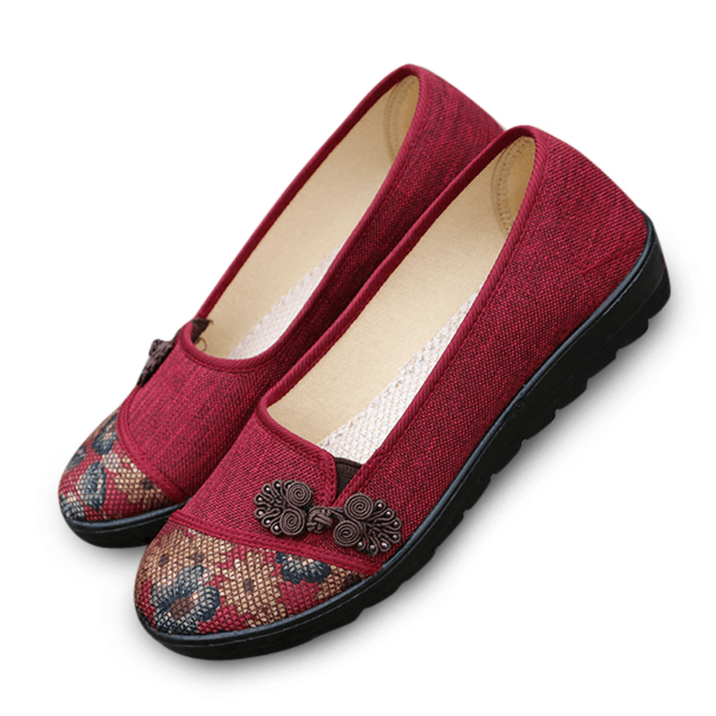 Women Leisure Chic Shoes Breathable Slip-On Loafers Sweat Absorption Flats