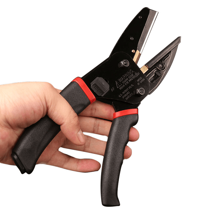 3 in 1 Cutting Tool Multi Cut Pliers Wire Black Power Cut Garden Pruning Shears with 3Pcs Extra Blades Wire Stripper Scissors for Cutting Cable Leather Electrician Hand Crimping Tools