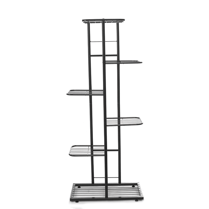 6 Layers Iron Flower Stand Pot Retro Plant Display Shelves Home Garden Decor - MRSLM