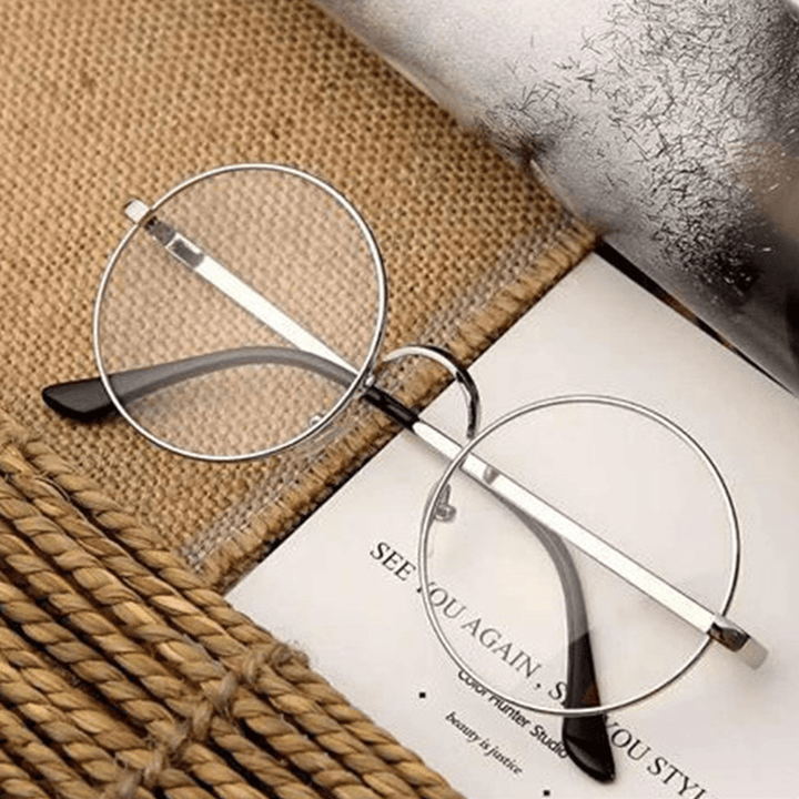 Women Men Retro Ground Optical Glasses