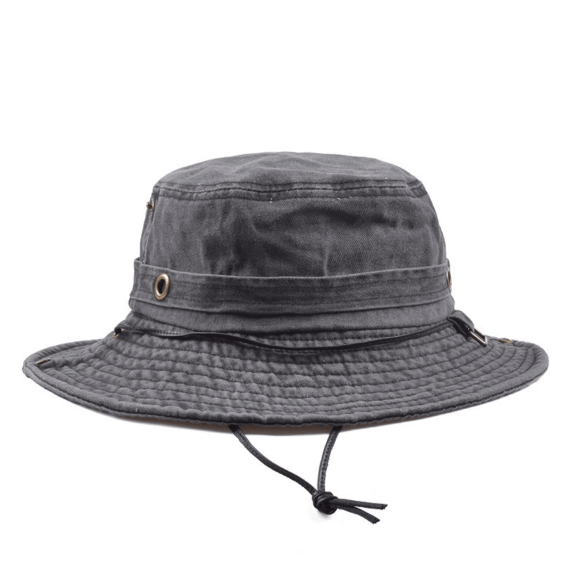 Unisex Foldable Cotton Washed Bucket Hat