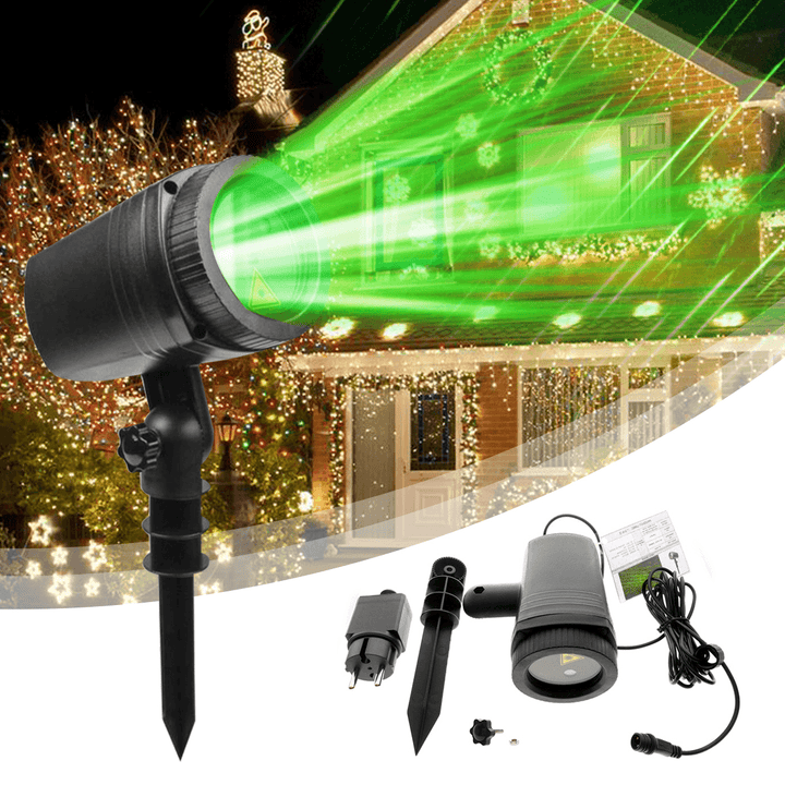 100-240V Outdoor Moving Laser Projector LED Light Waterproof Lawn Garden Lantern Christma Lamp