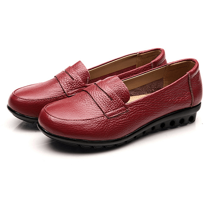 New Women Soft Casual Comfortable Flats Loafers Slip-On Fashion round Toe Flats Shoes