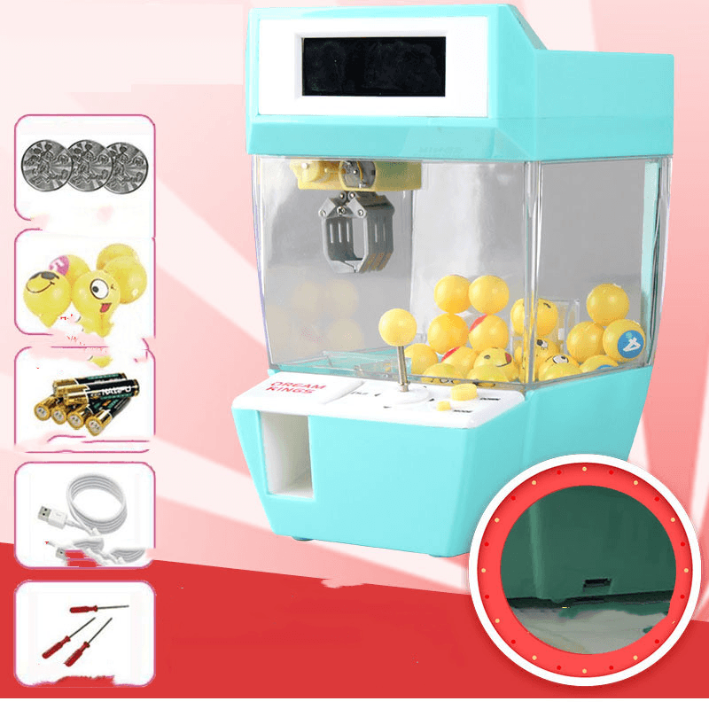 The Same Alarm Clock, Children'S Candy, Mini Grab Doll Machine, Clip Doll Machine, Game Machine