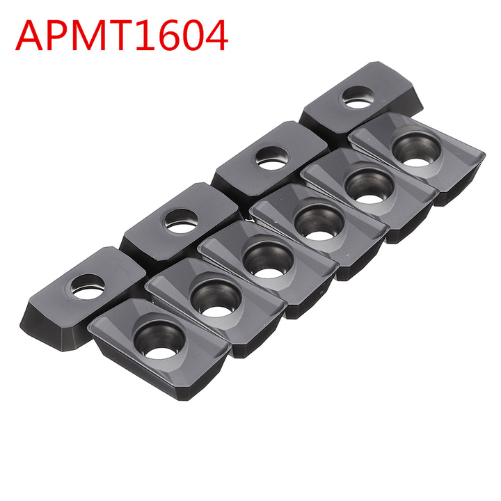 10Pcs HRC52 RPMW1003/RDMT1204/APMT1135/APMT1604 Carbide Insert for Face Mill Cutter CNC Turning Tool - MRSLM