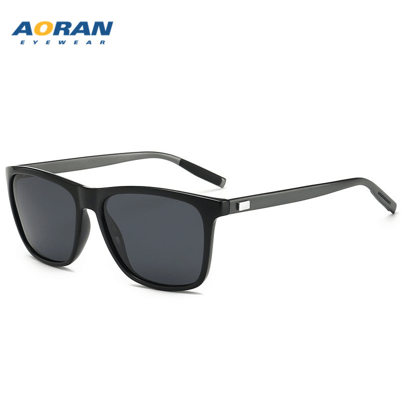 Cross-Border Polarized Sunglasses Driving Outdoor Riding Glasses Retro Square Sunglasses - MRSLM